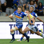 Dan du Plessis of Stormers scores a try during the Heineken Champions Cup 2022/23 game between Stormers and Clermont at Cape Town Stadium on 21 January 2023