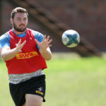 Leon Lyons during the Stormers training session held at the Bellville High Performance Centre in Cape Town on 26 September 2022