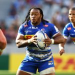 CAPE TOWN, SOUTH AFRICA - APRIL 01: Joseph Dweba of the DHL Stormers during the Heineken Champions Cup, round of 16 match between DHL Stormers and Harlequins at DHL Stadium on April 01, 2023 in Cape Town, South Africa. (Photo by EJ Langner/Gallo Images)