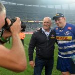 John Dobson and Steven Kitshoff after the Stormers beat Connacht