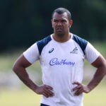 Kurtley Beale during a Wallabies training session in Gold Coast