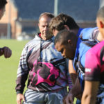Jimmy Stonehouse during a Pumas training session