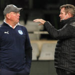 Jake White chats to Sean Everitt at Kings Park Photo: Darren Stewart/Gallo Images