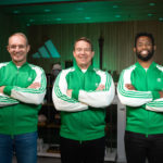 Springbok captains Francois Pienaar, John Smit and Siya Kolisi