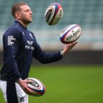 Scotland's scrum-half Finn Russell attends the captain's run at Twickenham Stadium in London on February 3, 2023 on the eve of their Six Nations opening game against England.
