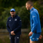 Jacques Nienaber at Leinster training