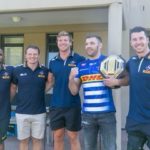 Dricus du Plessis with the Stormers in Cape Town