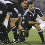 CANBERRA, ACT - MARCH 11: Neil de Kock of the Stormers in action during the Tooheys New Super 12 match between the Brumbies and the Stormers at Canberra Stadium on March 11, 2005 in Canberra, Australia. (Photo by Chris McGrath/Getty Images)