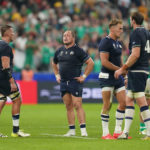 Photo: Adam Davy/PA Scotland's WP Nel (centre) appears dejected after the Rugby World Cup 2023, Pool B match at Stade de France in Paris, France. Picture date: Saturday October 7, 2023.