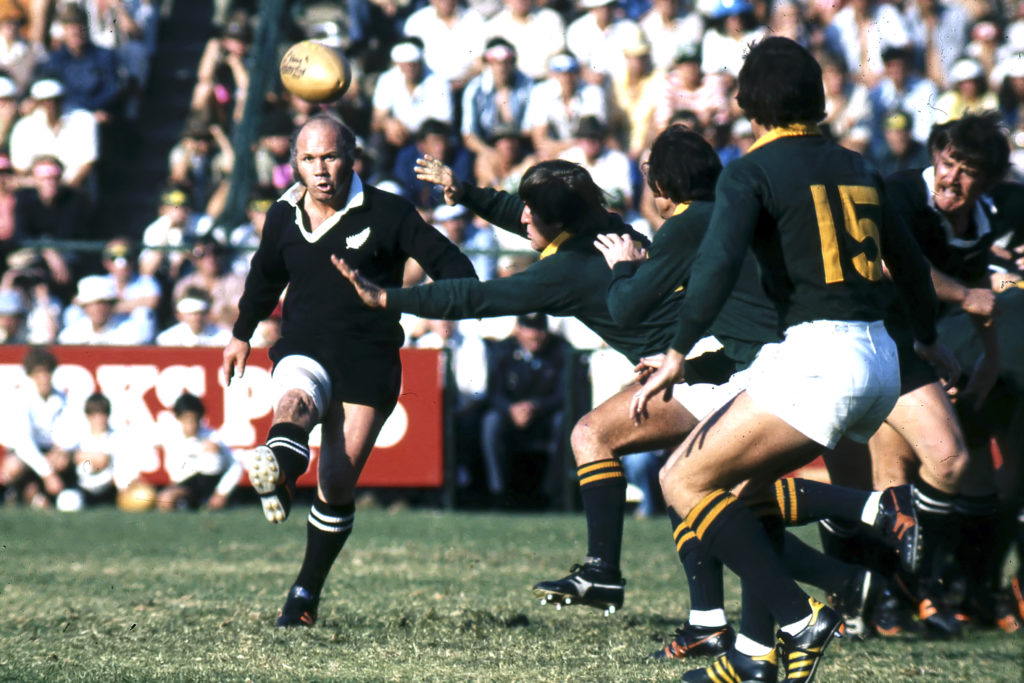 SOUTH AFRICA - UNDATED: Sid Going of New Zealand All Blacks playing rugby in South Africa.. (Photo by Wessel Oosthuizen/Gallo Images)