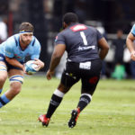 DURBAN, SOUTH AFRICA - DECEMBER 31: Ruan Nortje (captain) of the Vodacom Bulls during the United Rugby Championship match between Cell C Sharks and Vodacom Bulls at Hollywoodbets Kings Park Stadium on December 31, 2022 in Durban, South Africa. (Photo Mandatory Credit Steve Haag/Gallo Images)