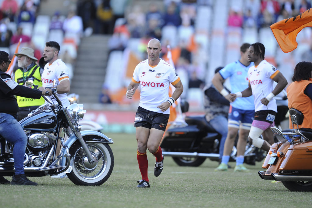 BLOEMFONTEIN, SOUTH AFRICA - JUNE 17: Ruan Pienaar of the Toyota Cheetahs during the Currie Cup, Premier Division semi final match between Toyota Cheetahs and Vodacom Bulls at Toyota Stadium on June 17, 2023 in Bloemfontein, South Africa. (Photo by Charle Lombard/Gallo Images)