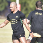 PRETORIA, SOUTH AFRICA - JUNE 18: Edwill Van Der Merwe of the Springboks during the South Africa men's national rugby team training session at Loftus Versfeld Stadium, B-field on June 18, 2024 in Pretoria, South Africa. (Photo by Sydney Seshibedi/Gallo Images)