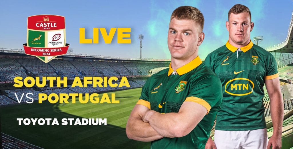 LIVE: Springboks vs Os Lobos