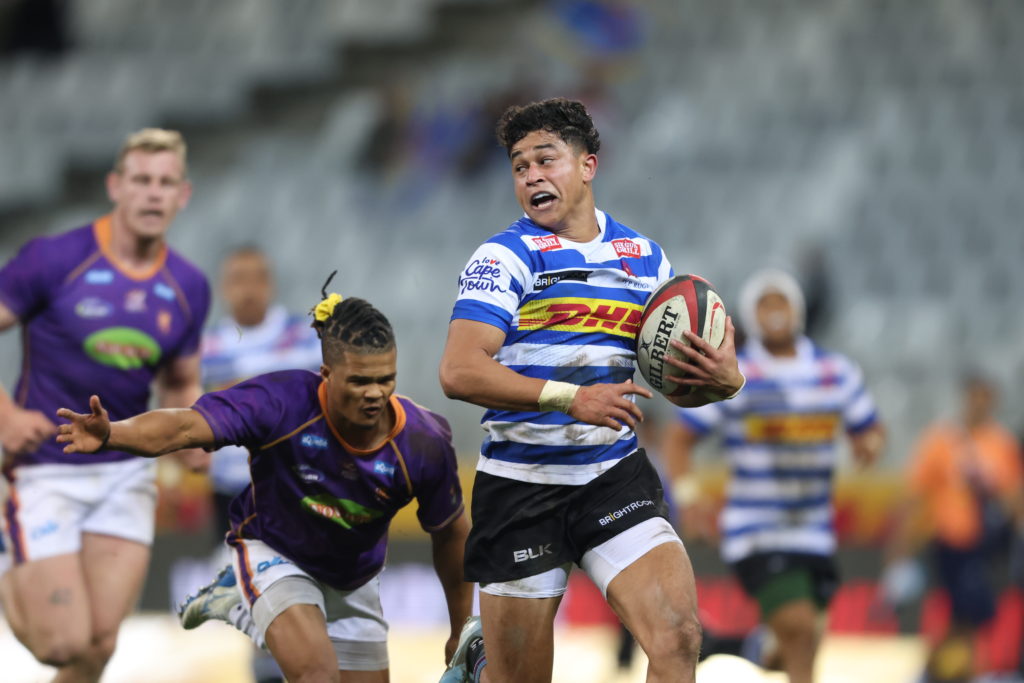 Imad Khan scores against Griffons for WP at Cape Town Stadium