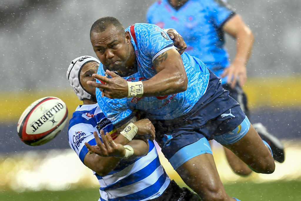 CAPE TOWN, SOUTH AFRICA - JULY 07: Cornal Hendricks of Blue Bulls during the Carling Currie Cup, Premier Division match between DHL Western Province and Vodacom Bulls at DHL Stadium on July 07, 2024 in Cape Town, South Africa. (Photo by Ashley Vlotman/Gallo Images)