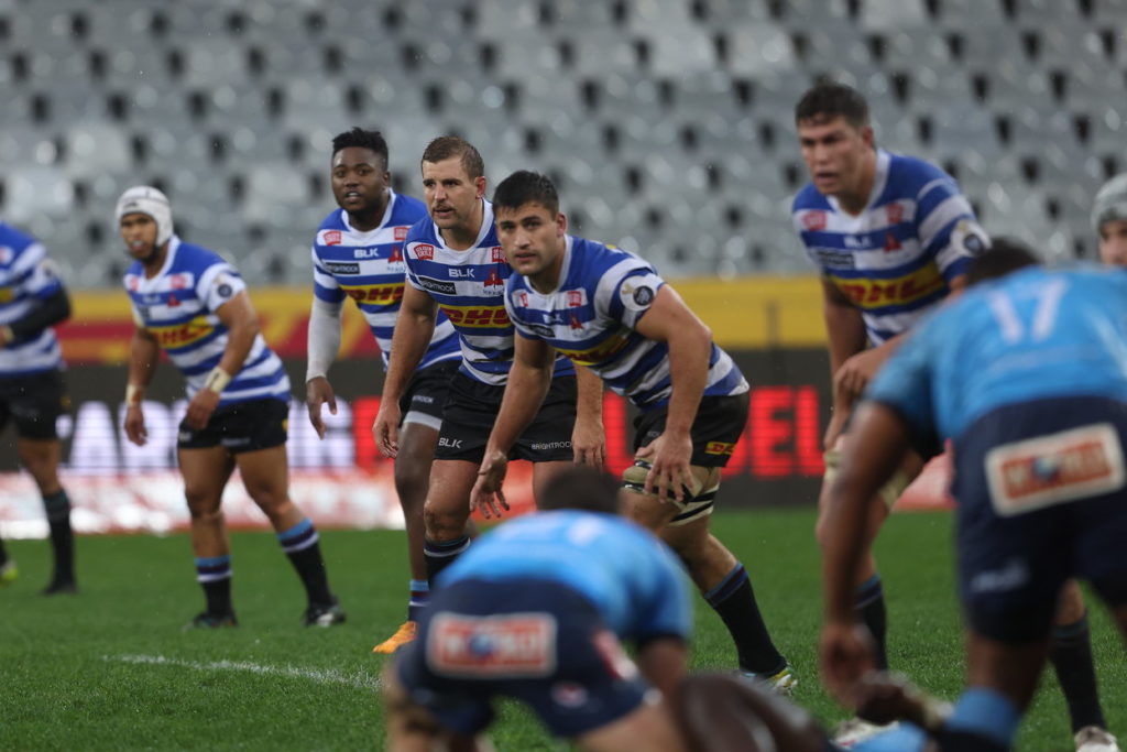 Western Province in action against the Vodacom Bulls at Cape Town Stadium