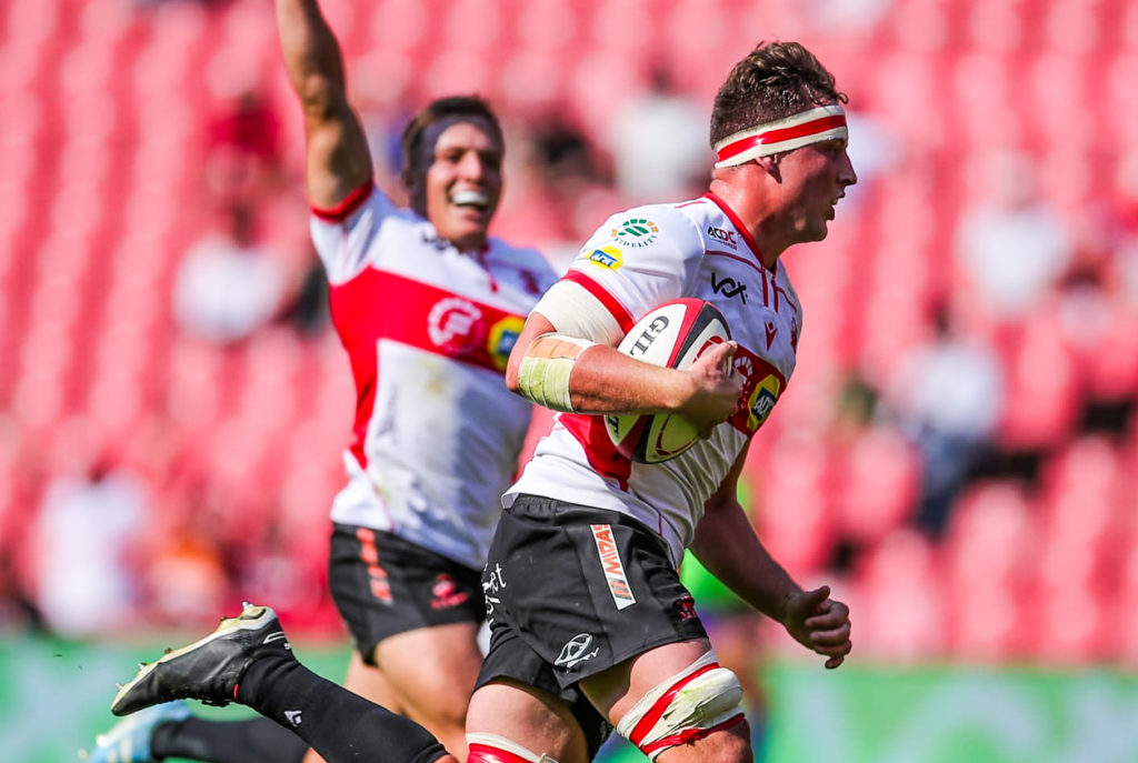 Jarod Cairns in action for the Lions