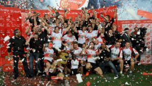 Lions celebrate 2011 Currie Cup final win