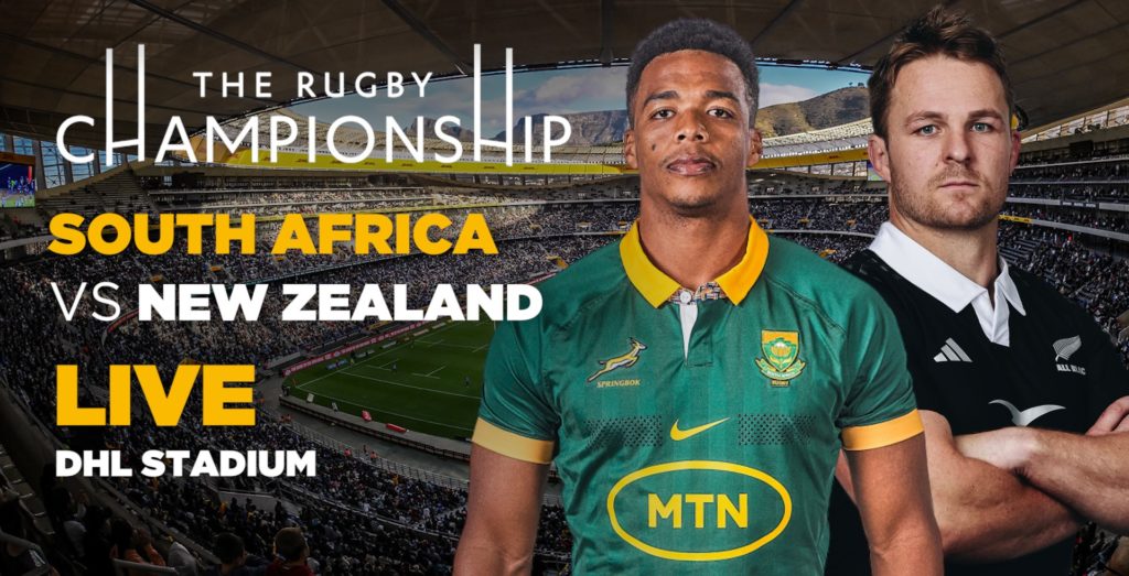 LIVE: Springboks vs All Blacks